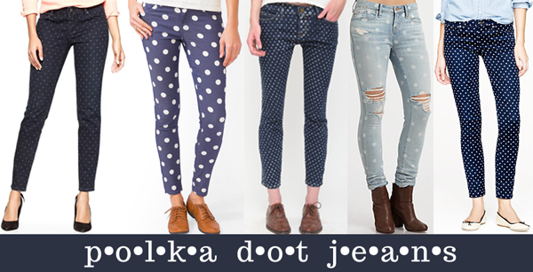 Get the Look- Polka-Dot Jeans