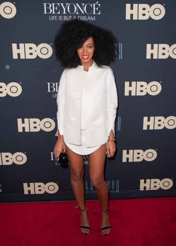 solange at beyonce documentary premiere