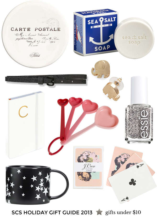 gift guide, gifts under 10, stocking stuffers, cheapest gifts, cute little gifts