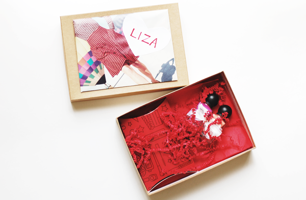 birchbox, birthday present, handmade, red confetti, birthday gift