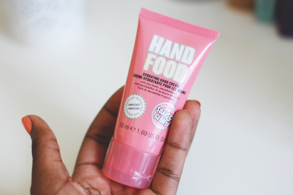 soap and glory, soap and glory hand food, soap and glory skincare, hand food travel size, travel size hand cream