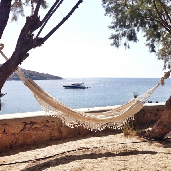 mykonos greece, greece, mykonos, hammock, vacation