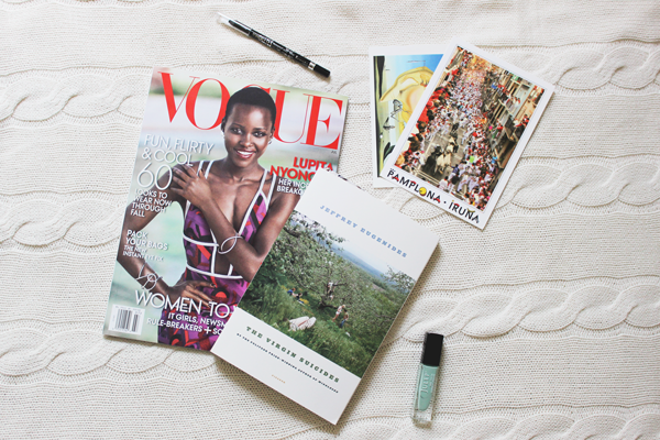 vogue magazine, the virgin suicides, postcards, july favorites picture, things I love