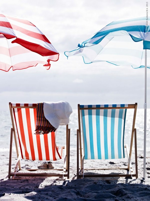 beach chairs, beach, striped beach chairs, vacation
