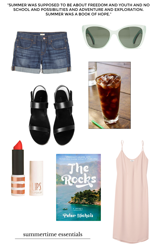 summer essentials, summer essentials 2015, summertime 2015, summer dress, summer reading, sandals