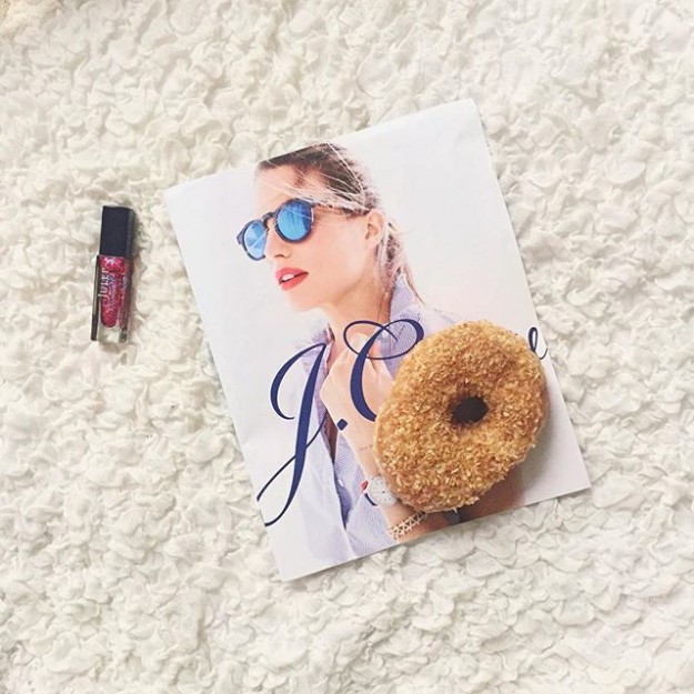 fourth of july weekend, fourth of july, j crew, dough doughnut, donut, fourth of july nail polish