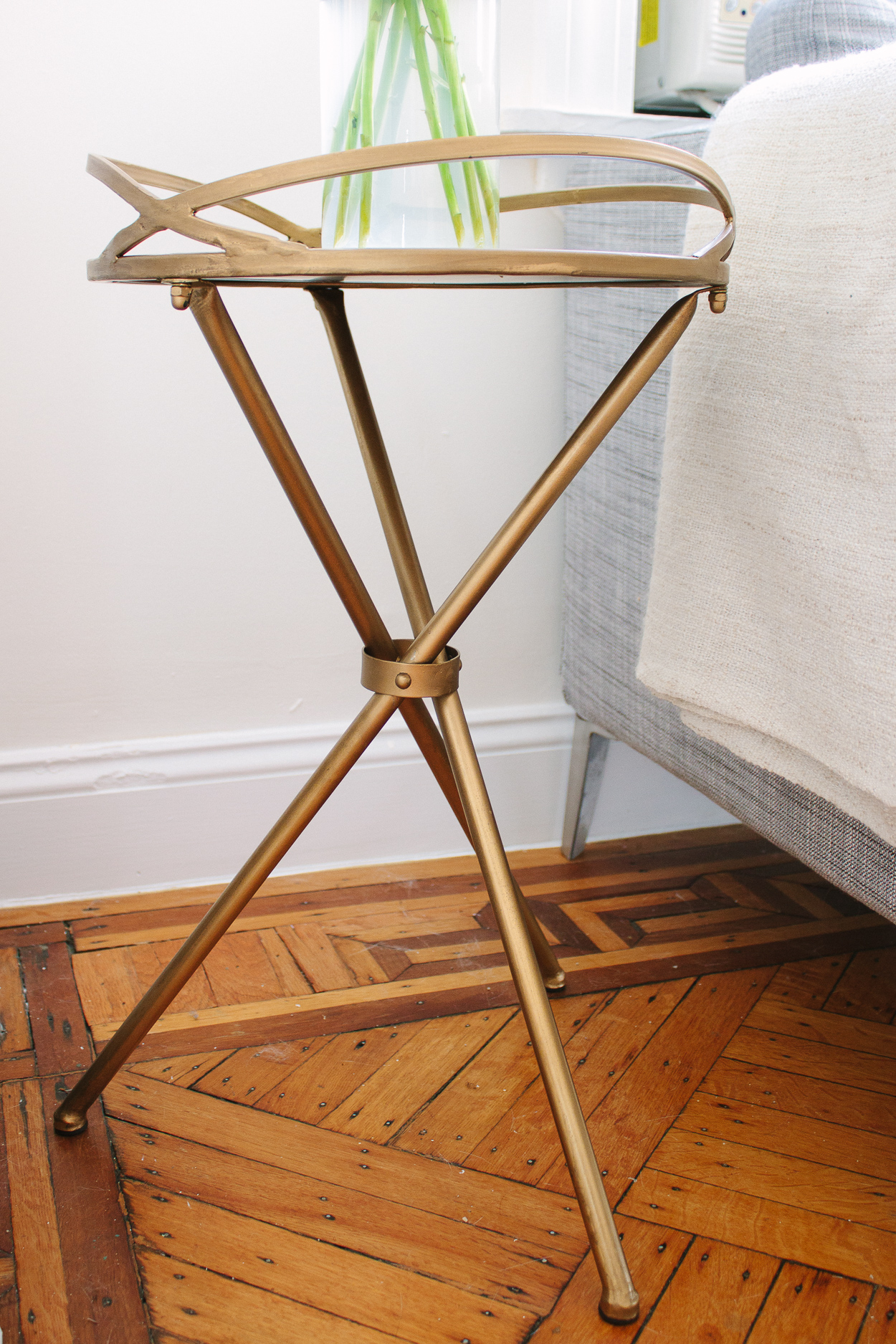 affordable end tables, affordable side tables, hayneedle, gold end table, stylish end tables, gold side table