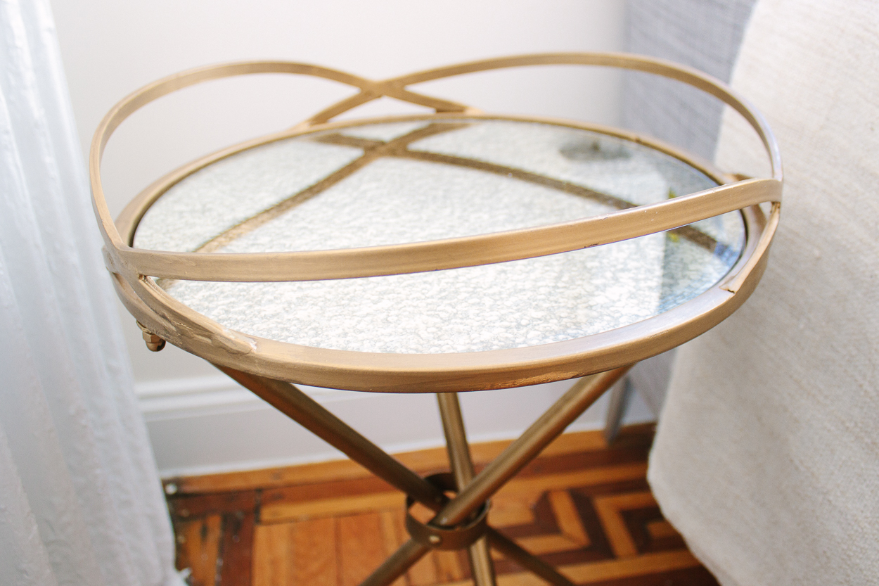 affordable end tables, affordable side tables, hayneedle, gold end table, stylish end tables, gold side table