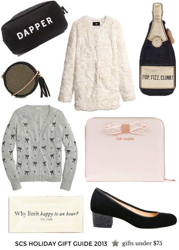 gift guide, gift guide 2013, gift ideas, gifts under $75, under $75