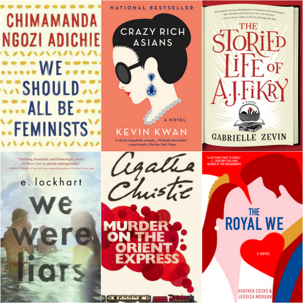 book reviews, we were liars review, we should all be feminists, the royal we review, crazy rich asians, the fug girls